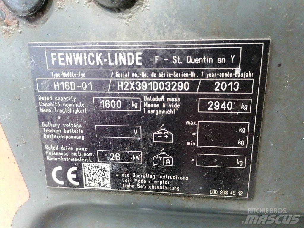 Linde H16D-01 Dizel forkliftler