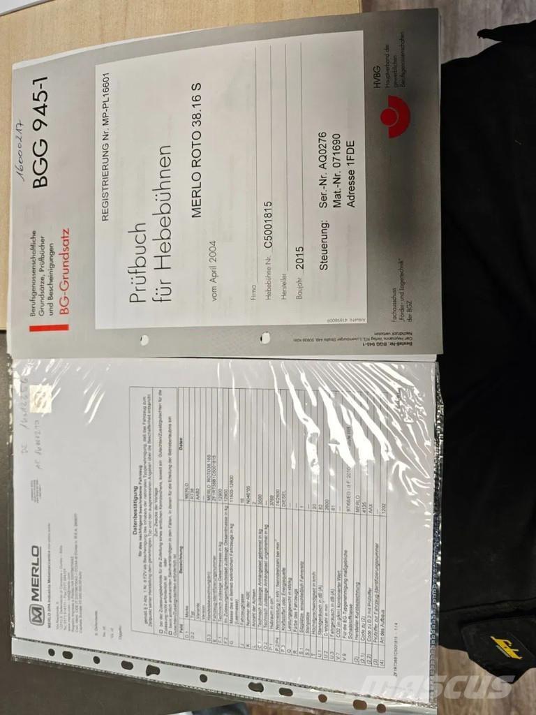 Merlo Roto 38.16S Teleskopik yükleyiciler