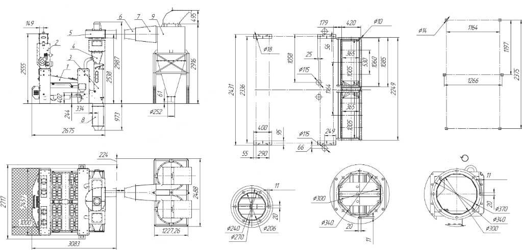  EL GRAIN SVR-30/2 Tohum temizleme, selektör, triyörler