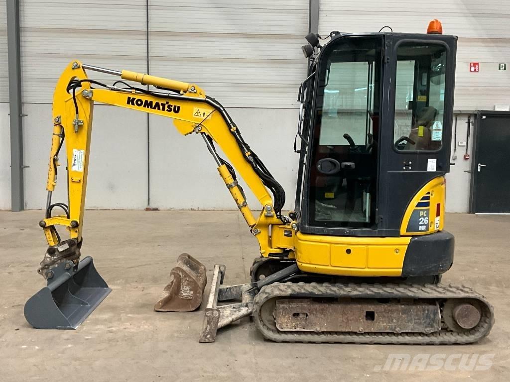 Komatsu PC 26 MR-3 Mini ekskavatörler, 7 tona dek