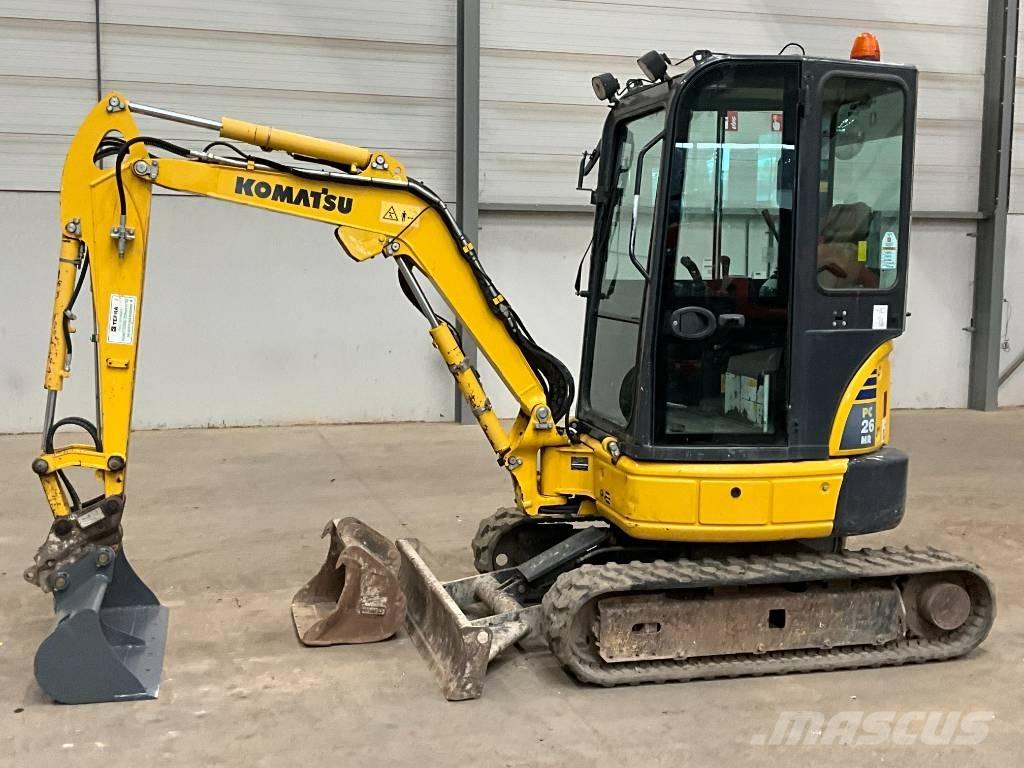 Komatsu PC 26 MR-3 Mini ekskavatörler, 7 tona dek