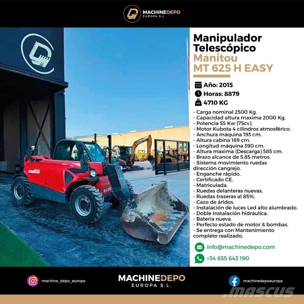 Manitou MT 625 H Teleskopik yükleyiciler