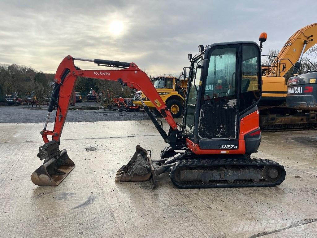 Kubota U 27-4 Mini ekskavatörler, 7 tona dek