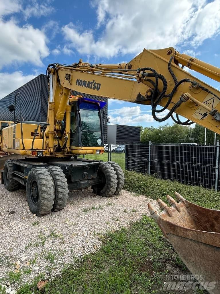 Komatsu PW 170 ES-6K Lastik tekerli ekskavatörler