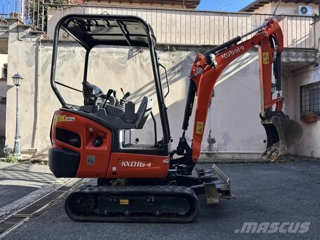 Kubota KX016-4 Mini ekskavatörler, 7 tona dek