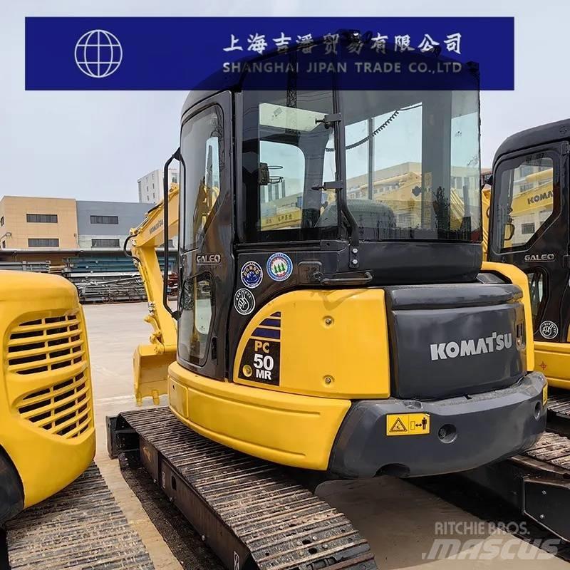 Komatsu PC 50 MR Mini ekskavatörler, 7 tona dek