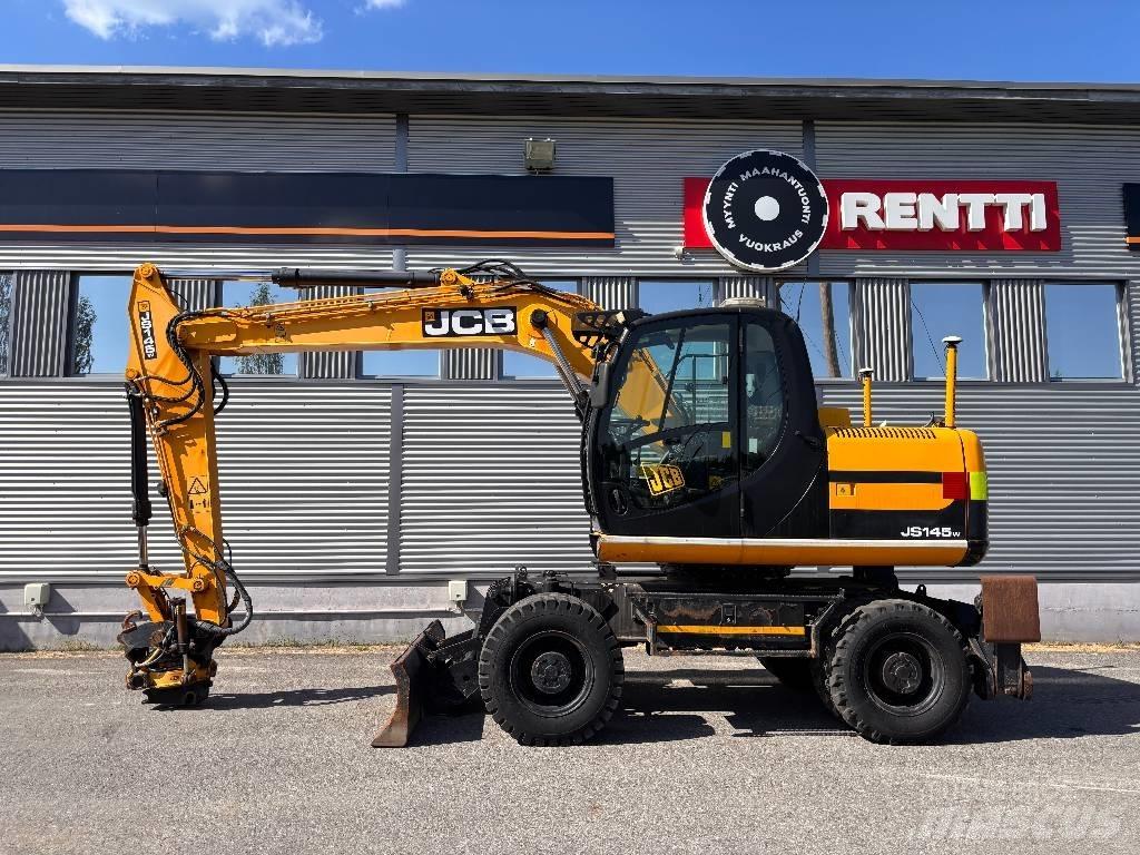 JCB JS 145 W Lastik tekerli ekskavatörler