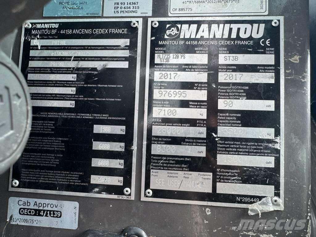 Manitou MLT 735-120 Tarimsal teleskopik yükleyiciler