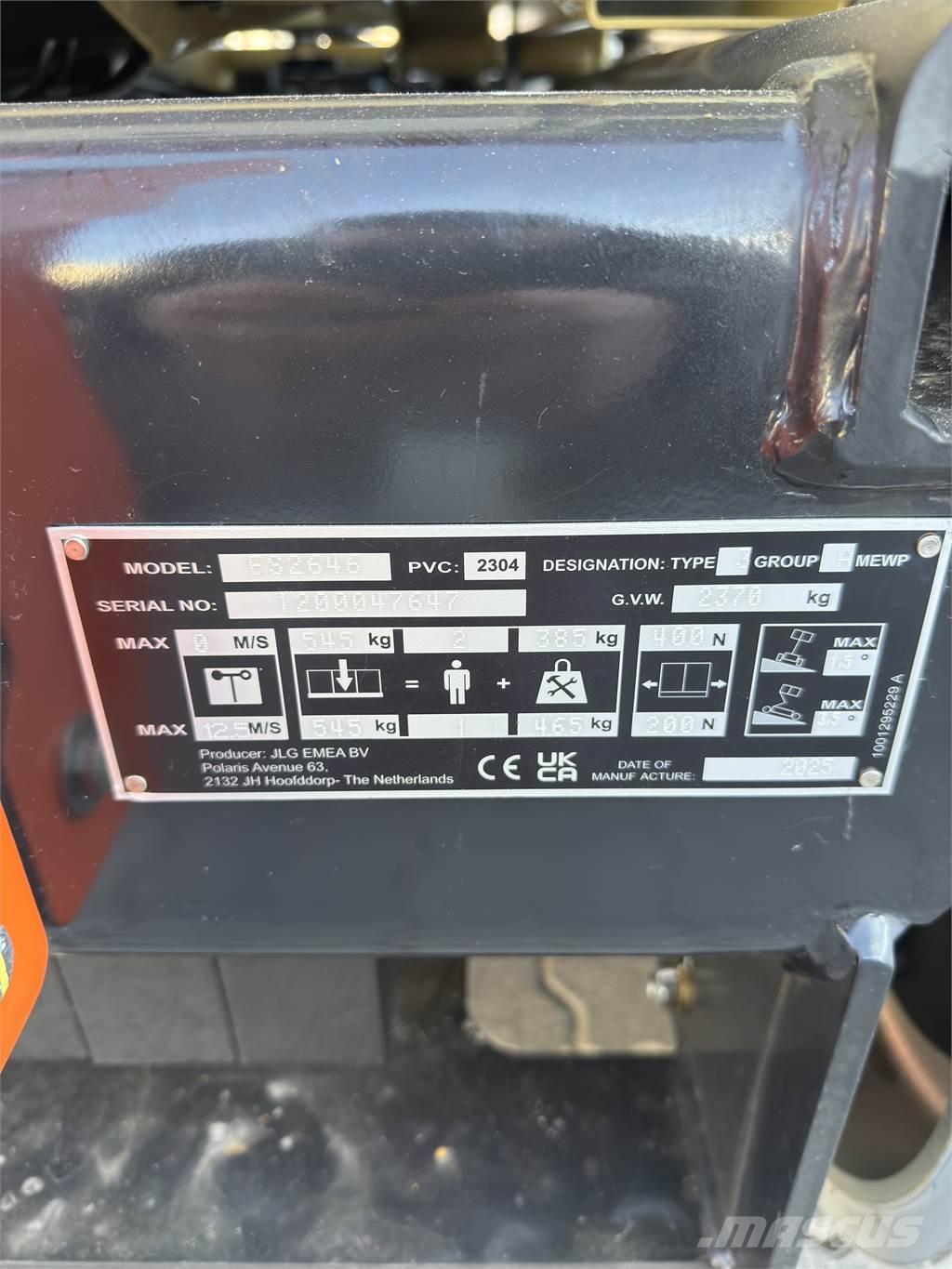 JLG ES2646 Makasli platformlar