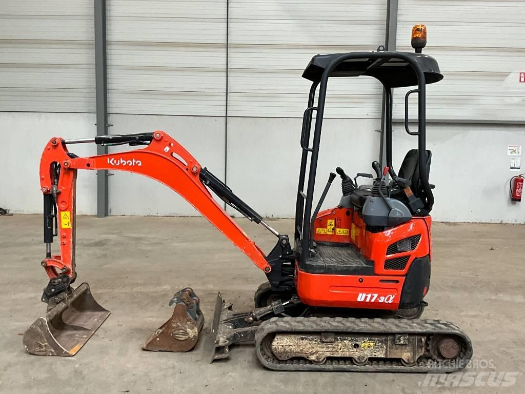 Kubota U 17-3 A Mini ekskavatörler, 7 tona dek