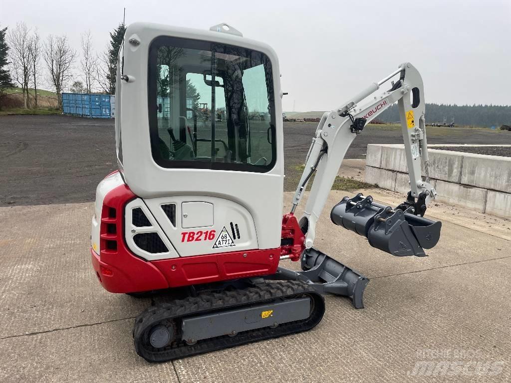 Takeuchi TB 216 Mini ekskavatörler, 7 tona dek