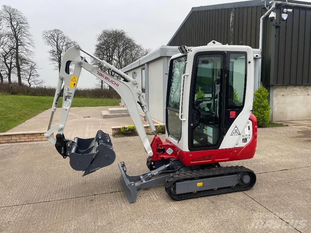 Takeuchi TB 216 Mini ekskavatörler, 7 tona dek