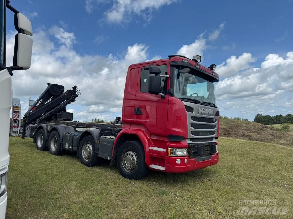 Scania R 490 Araç üzeri vinçler