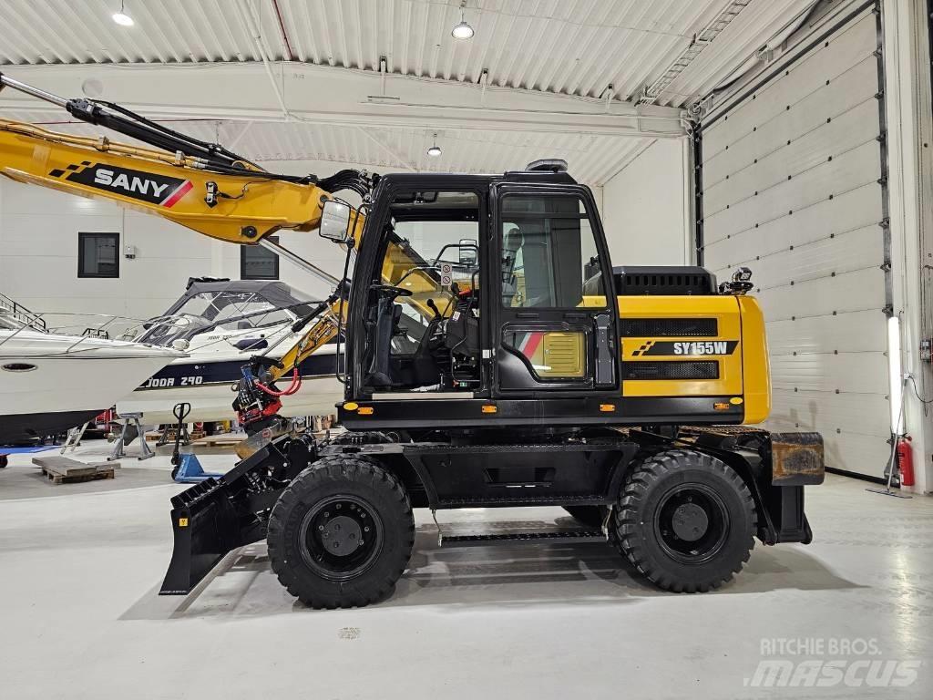 Sany SY 155 W Lastik tekerli ekskavatörler