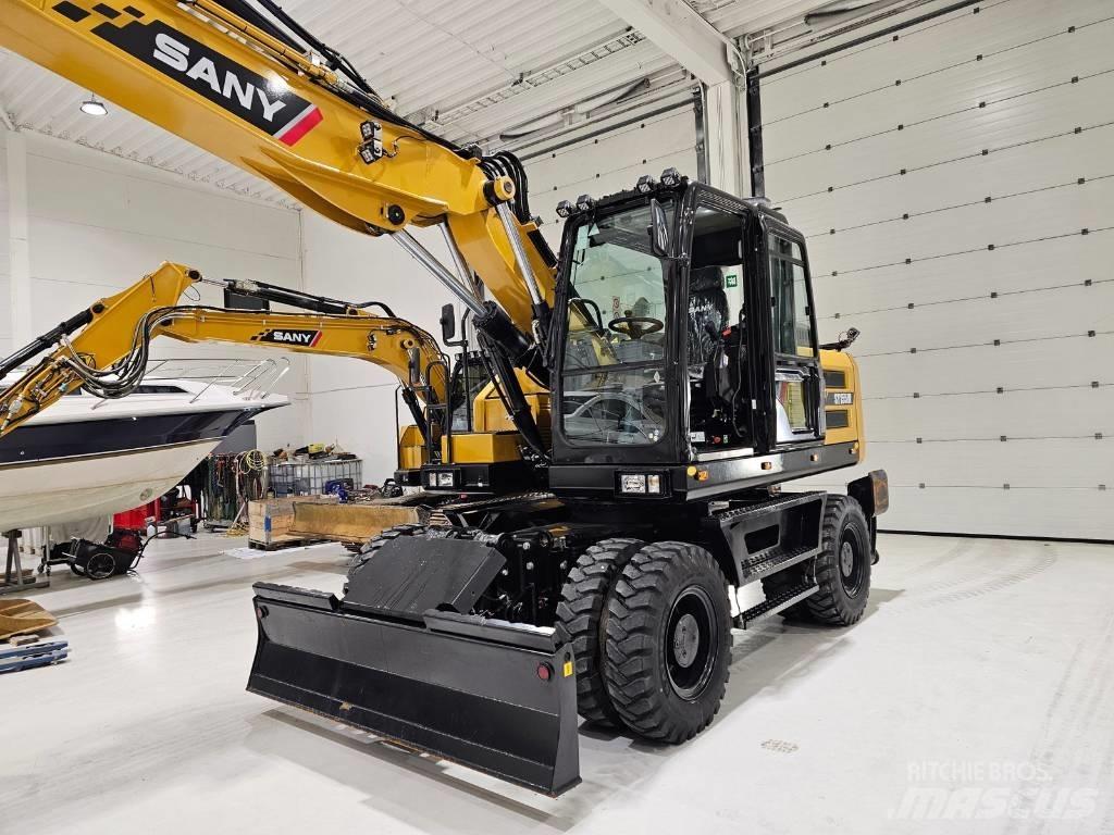 Sany SY 155 W Lastik tekerli ekskavatörler