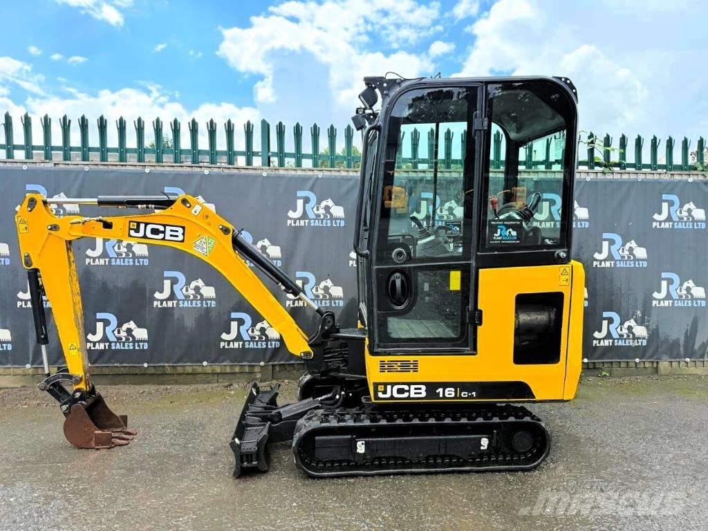 JCB 16 C-1 Mini ekskavatörler, 7 tona dek