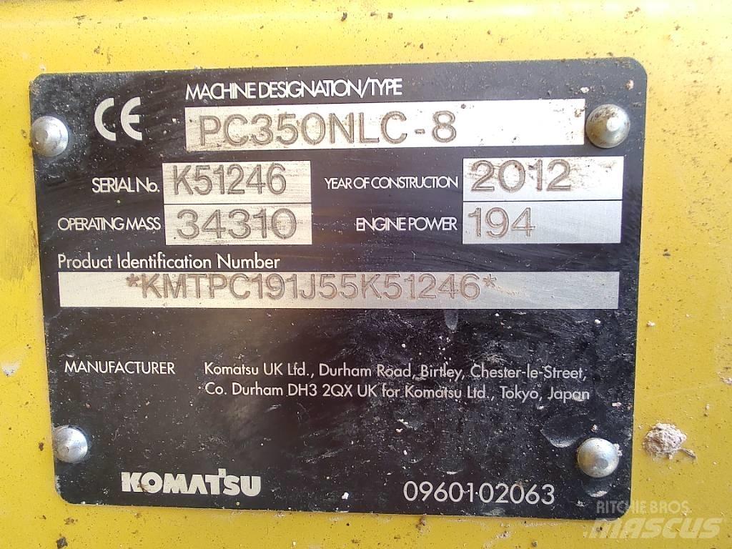 Komatsu PC 350 Paletli ekskavatörler
