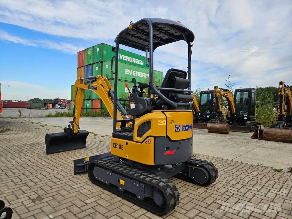 XCMG XE 18 E Mini ekskavatörler, 7 tona dek