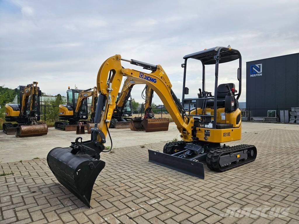 XCMG XE 18 E Mini ekskavatörler, 7 tona dek