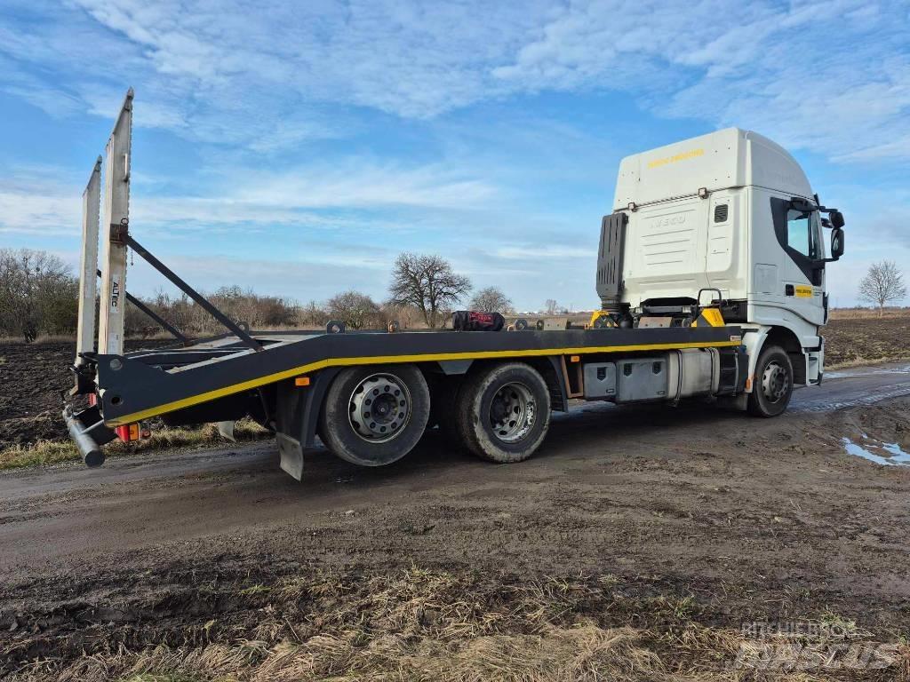 Iveco Stralis 420 Düz Platformlu Oto Çekiciler/vinçli kamyonlar