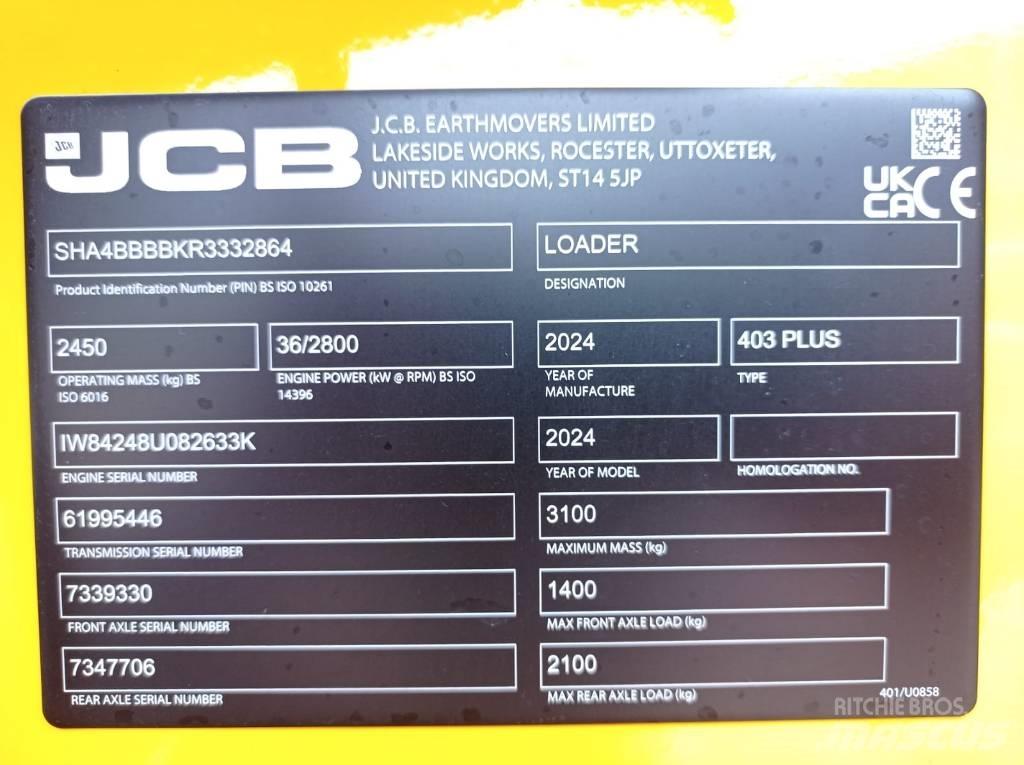 JCB 403 Çok amaçlı yükleyiciler