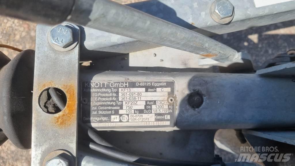 Brenderup D1000 Släp Hafif çekiciler