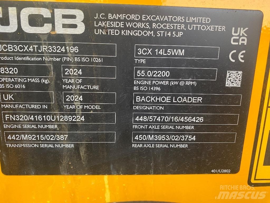 JCB 3 CX 14 Kazıcı yükleyiciler - beko loder
