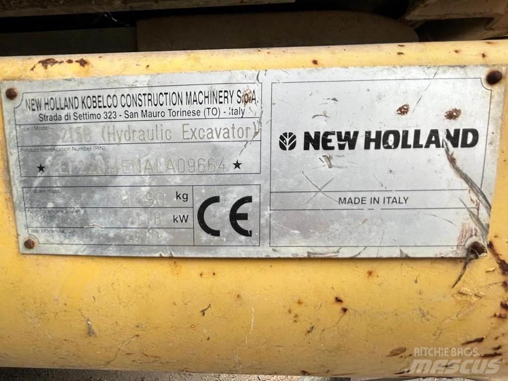 New Holland E215B Özel ekskavatörler