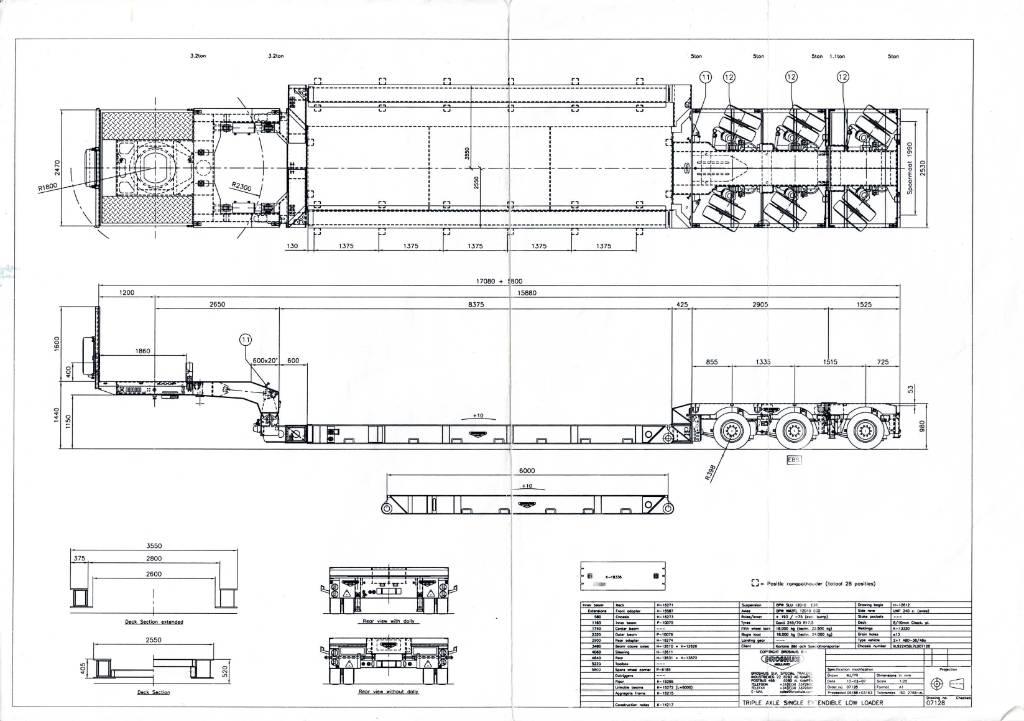 Broshuis Low loader Low loader yari çekiciler