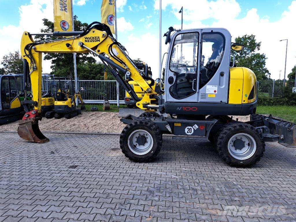 Wacker Neuson EW100 Lastik tekerli ekskavatörler