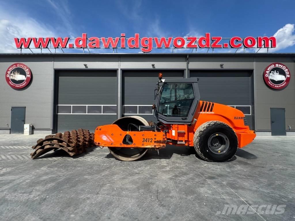 Hamm 3412 HT Tek tamburlu silindirler