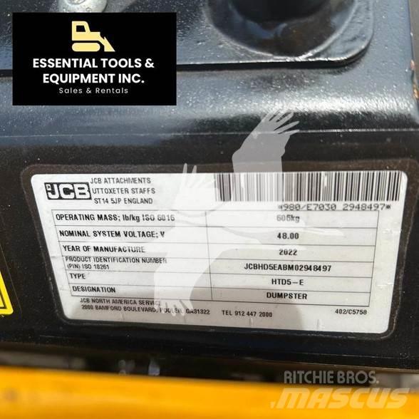 JCB HTD5E Belden kirma kamyonlar