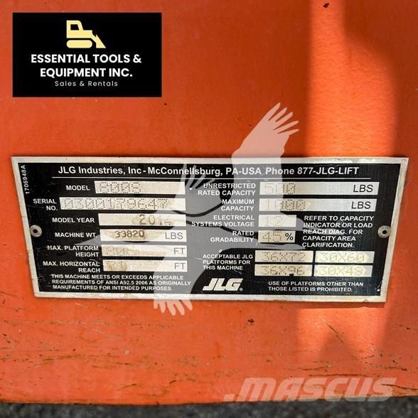 JLG 800S Teleskopik personel platformları