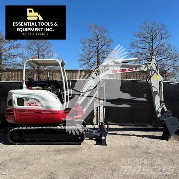 Takeuchi TB240 Mini ekskavatörler, 7 tona dek