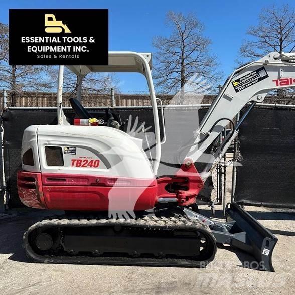Takeuchi TB240 Mini ekskavatörler, 7 tona dek