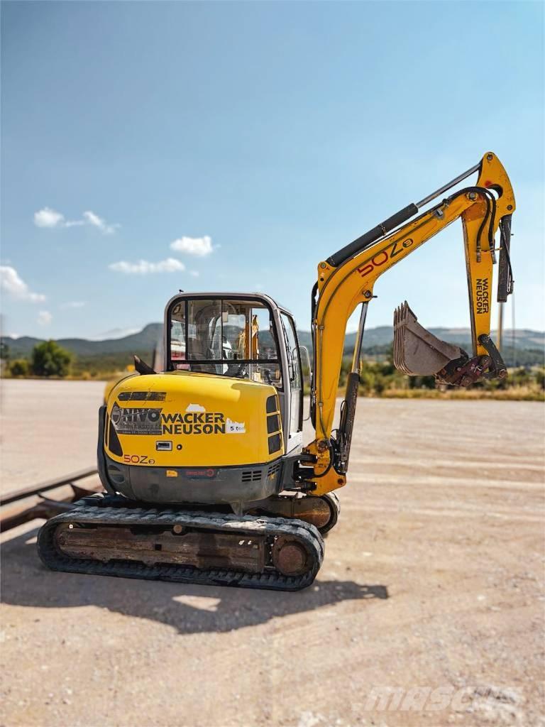 Wacker Neuson 50 Z3 Mini ekskavatörler, 7 tona dek