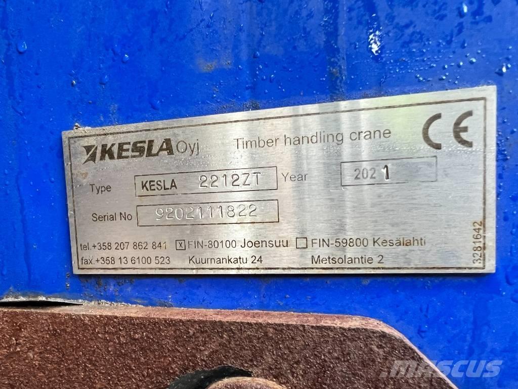 Kesla 2212 ZTF Tomruk vinçleri