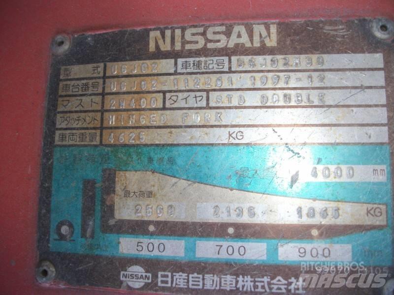 Nissan UGJ02M30 LPG'li forkliftler