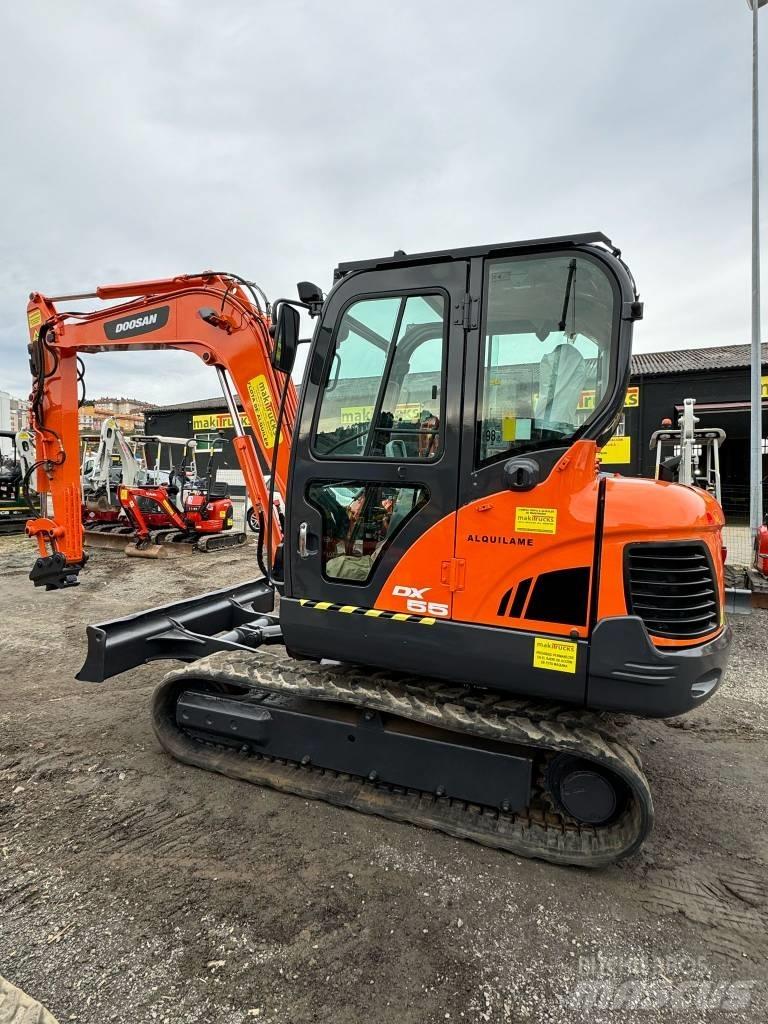 Doosan DX 55 Mini ekskavatörler, 7 tona dek
