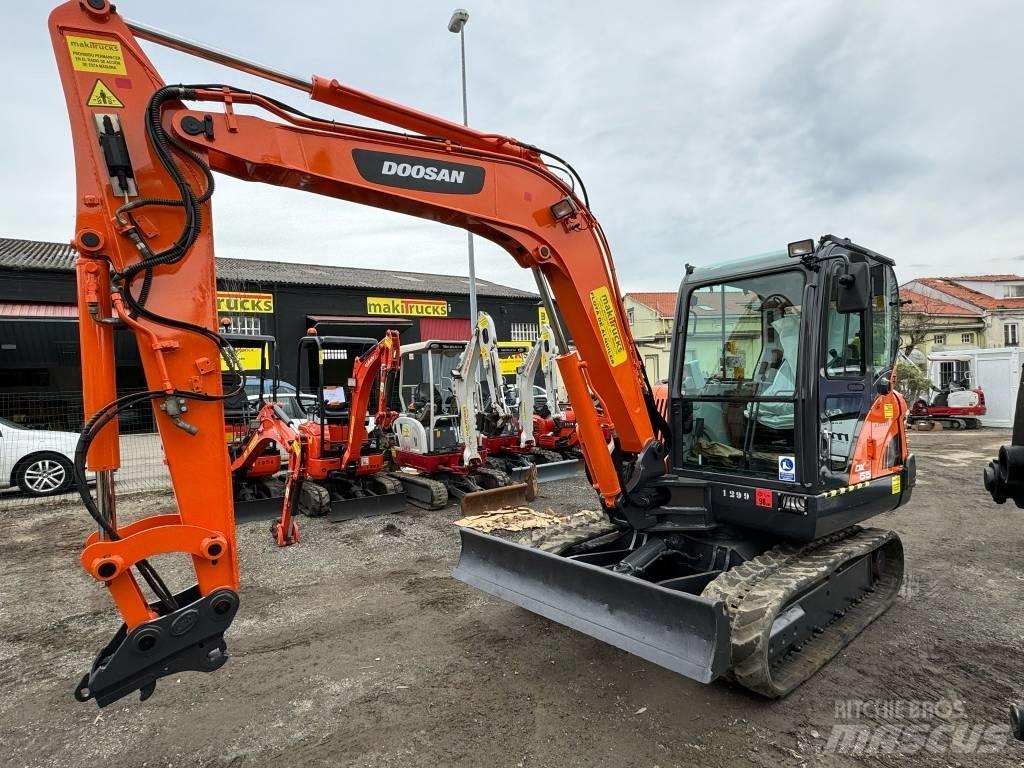 Doosan DX 55 Mini ekskavatörler, 7 tona dek