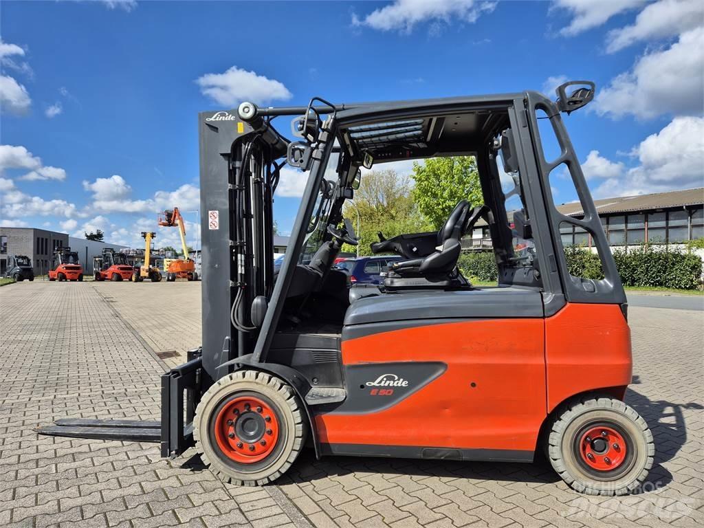 Linde E50HL-01 Elektrikli forkliftler