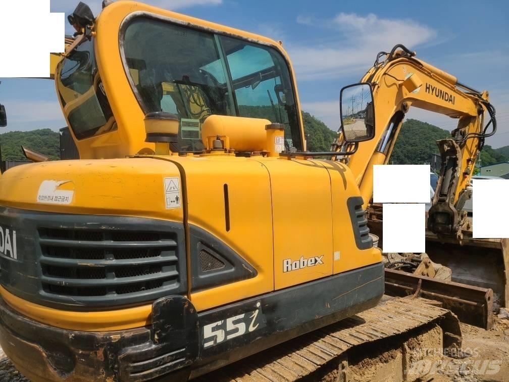 Hyundai Robex 55 Mini ekskavatörler, 7 tona dek