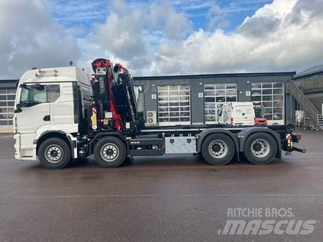 MAN TGX / TGS chassi Araç üzeri vinçler