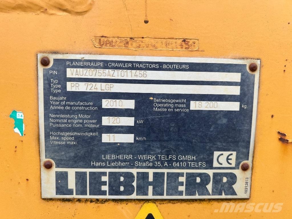 Liebherr PR 724 LGP Paletli dozerler