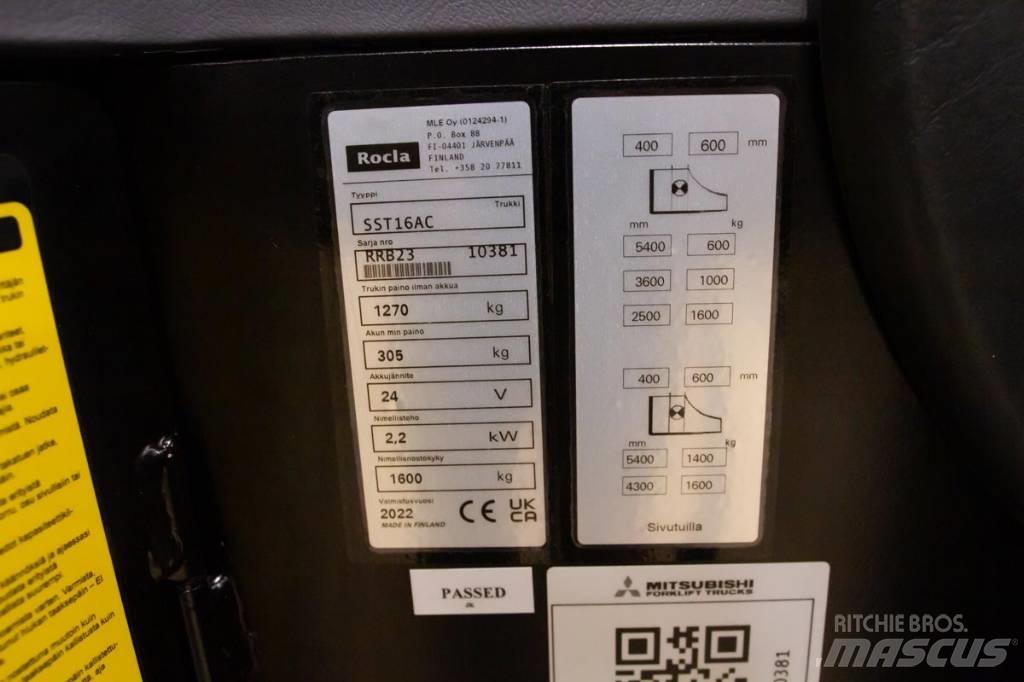 Rocla SST 16 AC Akülü depo ekipmanları