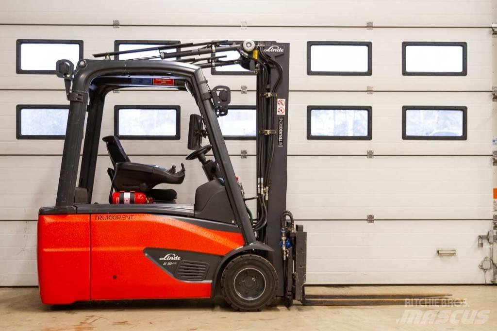 Linde E 18 Elektrikli forkliftler