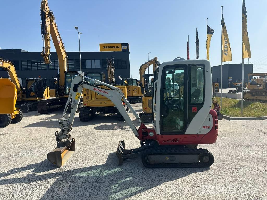 Takeuchi TB216 Mini ekskavatörler, 7 tona dek