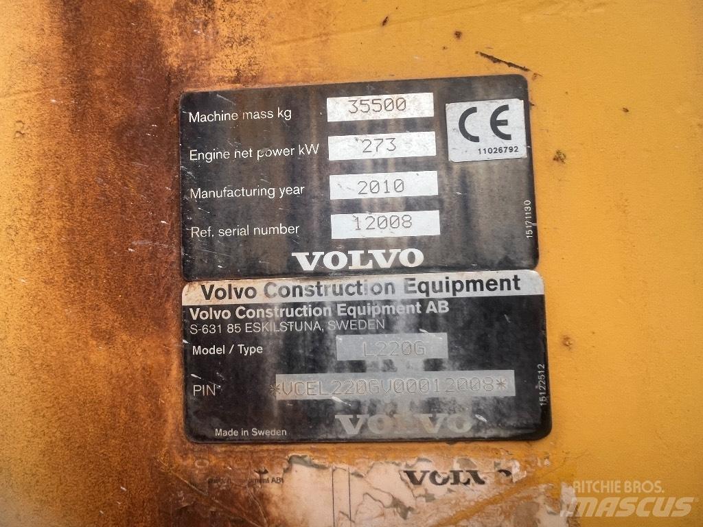 Volvo L 220 G Tekerlekli yükleyiciler