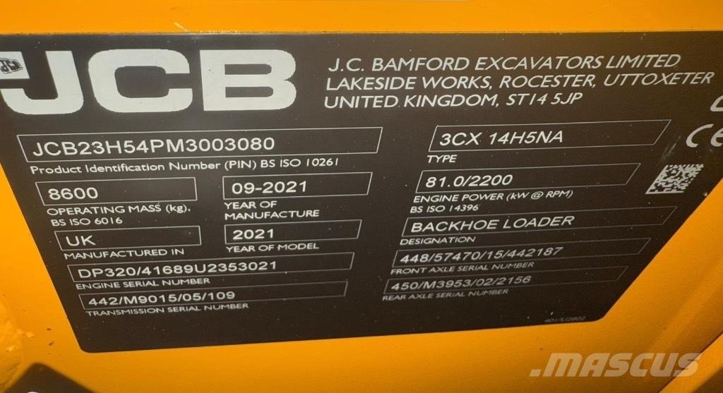 JCB 3 CX / joystic !! Kazıcı yükleyiciler - beko loder
