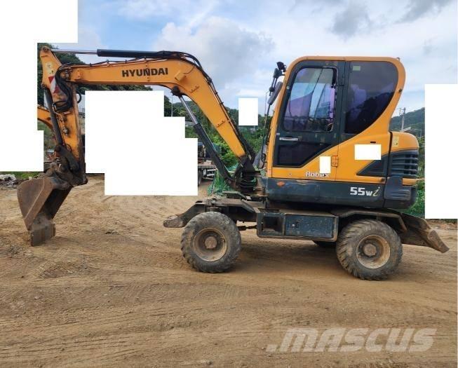 Hyundai Robex 55 W-3 Lastik tekerli ekskavatörler